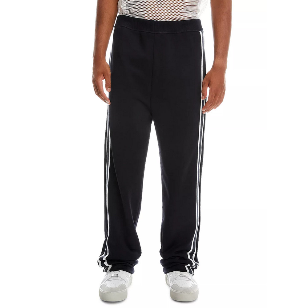 AMI Double Stripe Regular Fit Track Pants Nautic Blue Size XL 4073